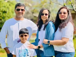 Manan shah & his family